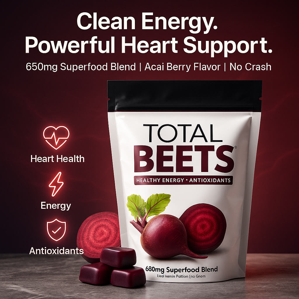 Total Beets™ – Clean Energy + Heart Support (Sale Ends Today!)