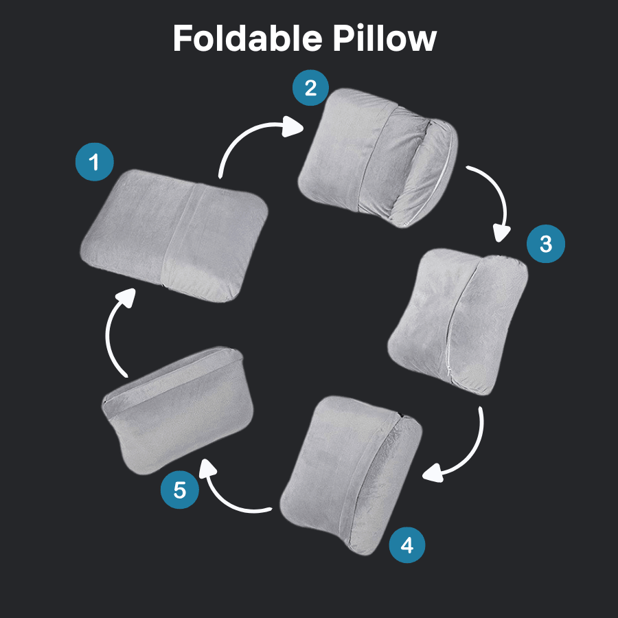 OELA™ Foldable Travel Pillow