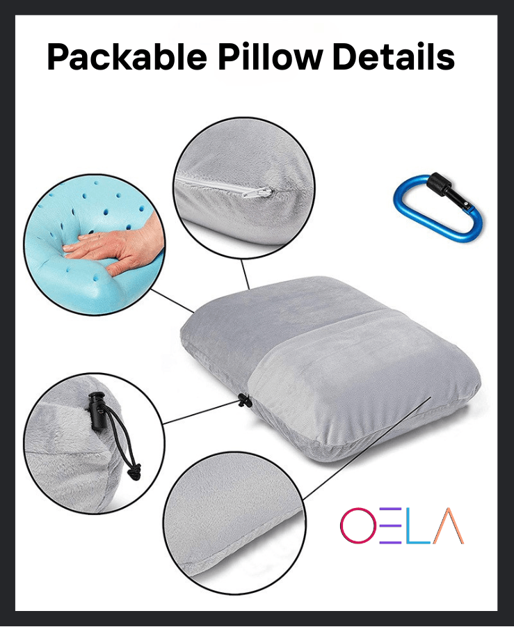 OELA™ Foldable Travel Pillow